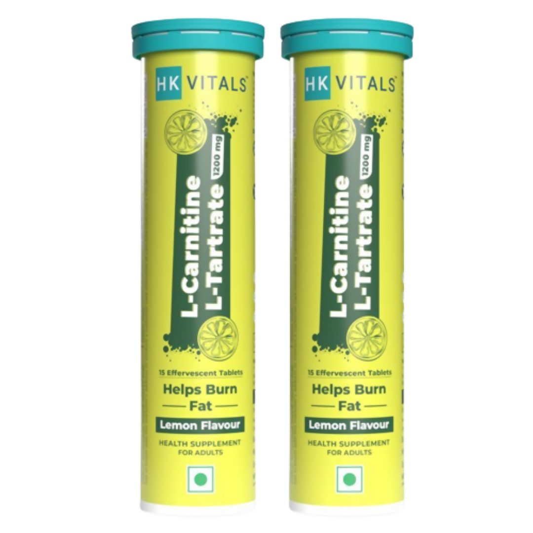 HK Vitals L-carnitine L-tartrate Effervescent Tablets (Lemon) | Grocsy