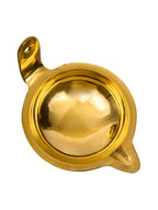 Spillbox Gold-Toned Brass Akdam Deewar Round Pooja Essential | Grocsy