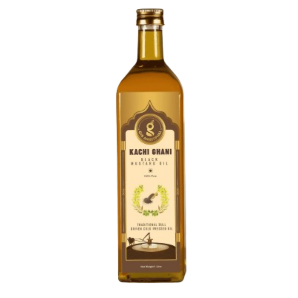 Giramritphal Kachi Ghani Cold Pressed Black Mustard Oil | Grocsy