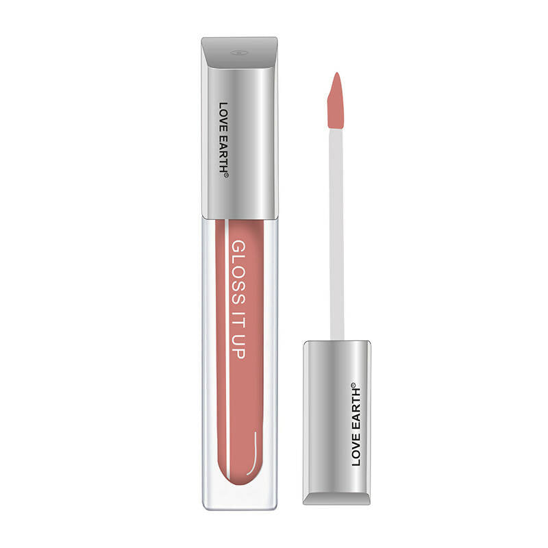 Love Earth Lip Gloss - Angel Kisses (Peach) | Grocsy
