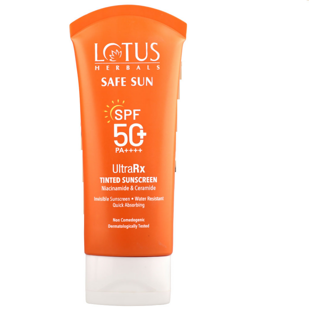 Lotus Herbals Safesun Ultrarx Tinted Sunscreen SPF 50+ PA++++ | Grocsy