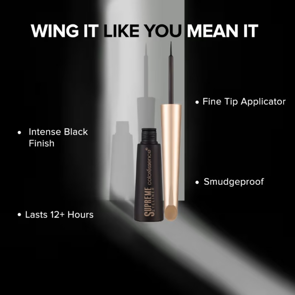 Coloressence Super Xtend Supreme Eyeliner Intense Black Super Smooth | Grocsy