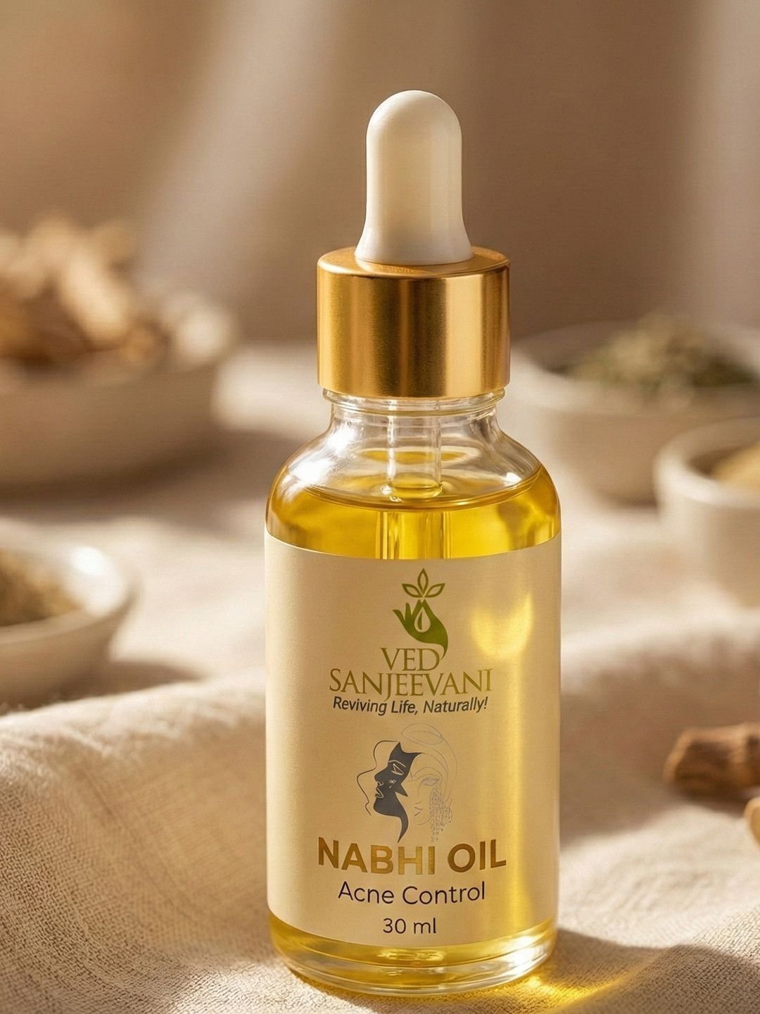 Ved Sanjeevani Acne Control Nabhi Oil | Grocsy
