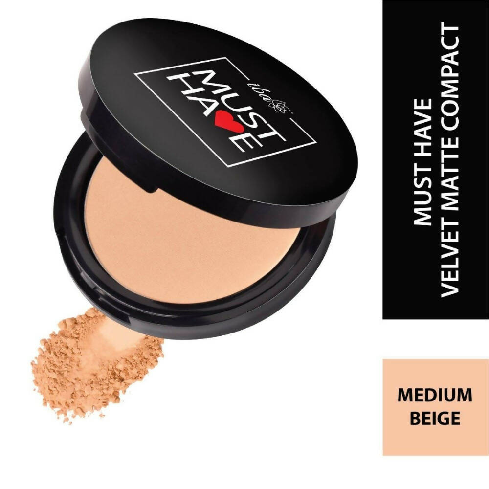 Iba Must Have Velvet Matte Compact - Medium Beige | Grocsy