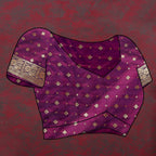 Vedant Vastram Pink Color Kanjeevaram Patola Silk Saree - Pink | Grocsy