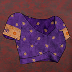 Vedant Vastram Violet Color Paithani Silk Saree - Violet | Grocsy