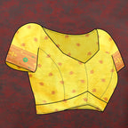 Vedant Vastram Yellow Color Paithani Silk Saree - Yellow | Grocsy