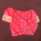Vedant Vastram Peach Color Paithani Silk Saree - Peach | Grocsy