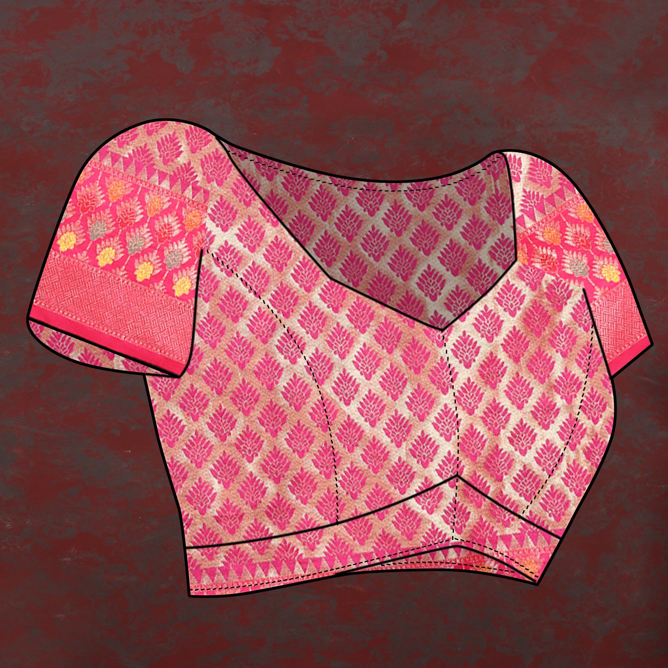 Vedant Vastram Baby Pink Color Kanjeevaram Organza Silk Saree - Baby Pink | Grocsy