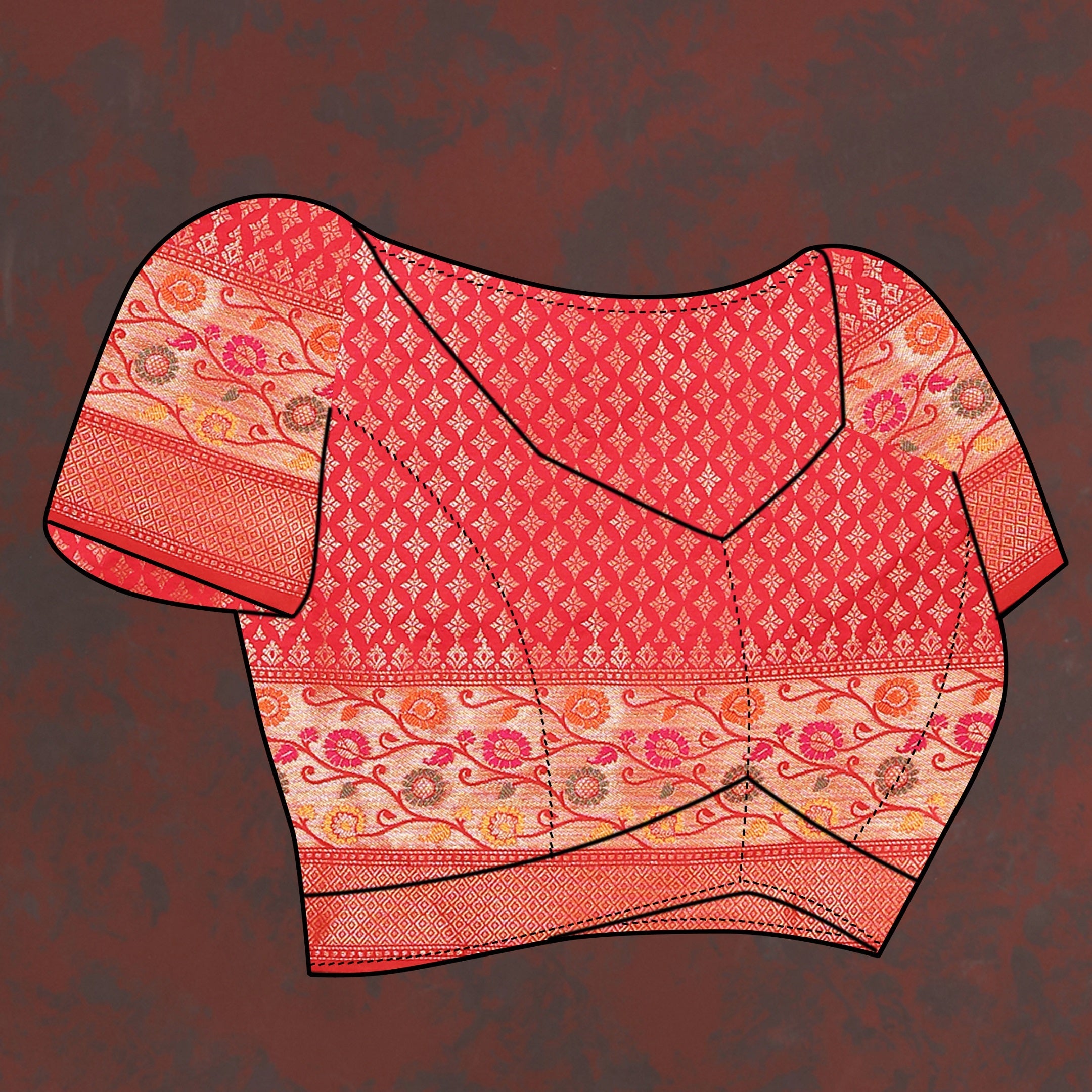 Vedant Vastram Baby Pink Color Kanjeevaram Organza Silk Saree - Baby Pink | Grocsy