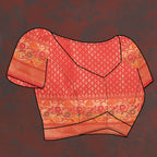 Vedant Vastram Mustard Color Kanjeevaram Organza Silk Saree - Mustard | Grocsy