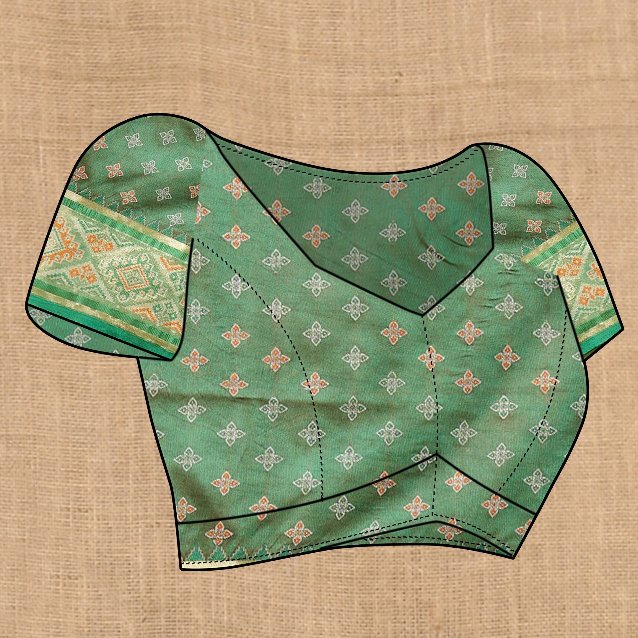 Vedant Vastram Pink Color Kanjeevaram Patola Silk Saree - Pink | Grocsy