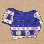 Vedant Vastram Blue Color Paithani Silk Saree - Blue | Grocsy