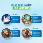 Nisha Quick Color Shampoo Hair Color-Original Black | Grocsy