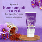 Globus Naturals Ayurvedic Kumkumadi Skin Lightening Face Pack, Suitable For All Skin Types | Grocsy