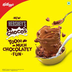 Kellogg’s HERSHEY’S Chocos with Power of 5+, Chocolatey Breakfast Cereal for Kids | Grocsy