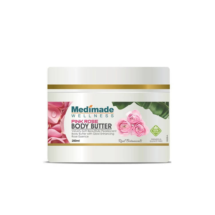 Medimade Wellness Pink Rose Body Butter | Grocsy