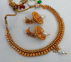 White Kemp Mango Necklace Set