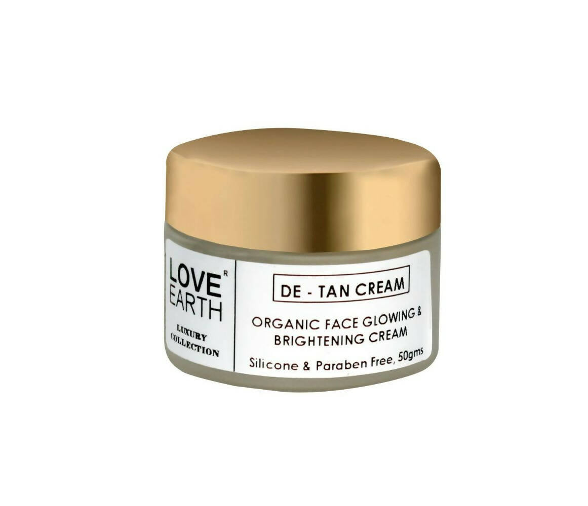 Love Earth De-Tan Moisturizing Cream with Aloe VeraSandalwood for Pigmentation | Grocsy