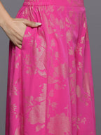 Ahalyaa Women's Traditional Wear Co-ods - Pink | Grocsy