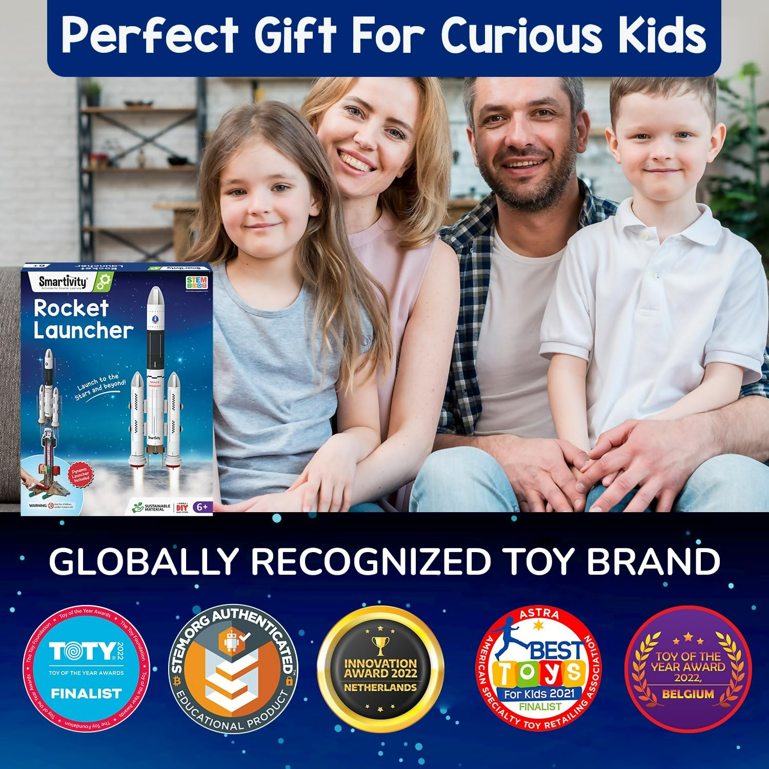Smartivity Rocket Launcher Kit for Kids 6, 7, 8, 9, 10, 11, 12 Years Old | Grocsy