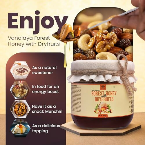 Vanalaya Forest Honey with Dry Fruits | Grocsy
