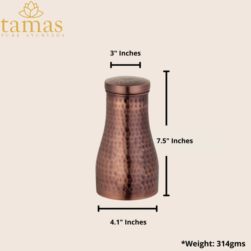 Tamas Hammered Antique Copper Water Jar | Grocsy