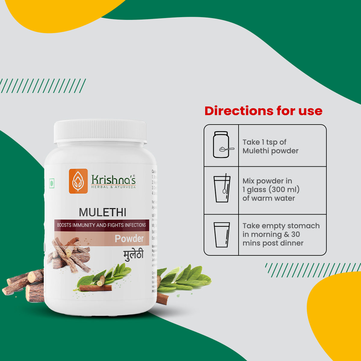 Krishna'S Herbal & Ayurveda Mulethi Powder | Grocsy