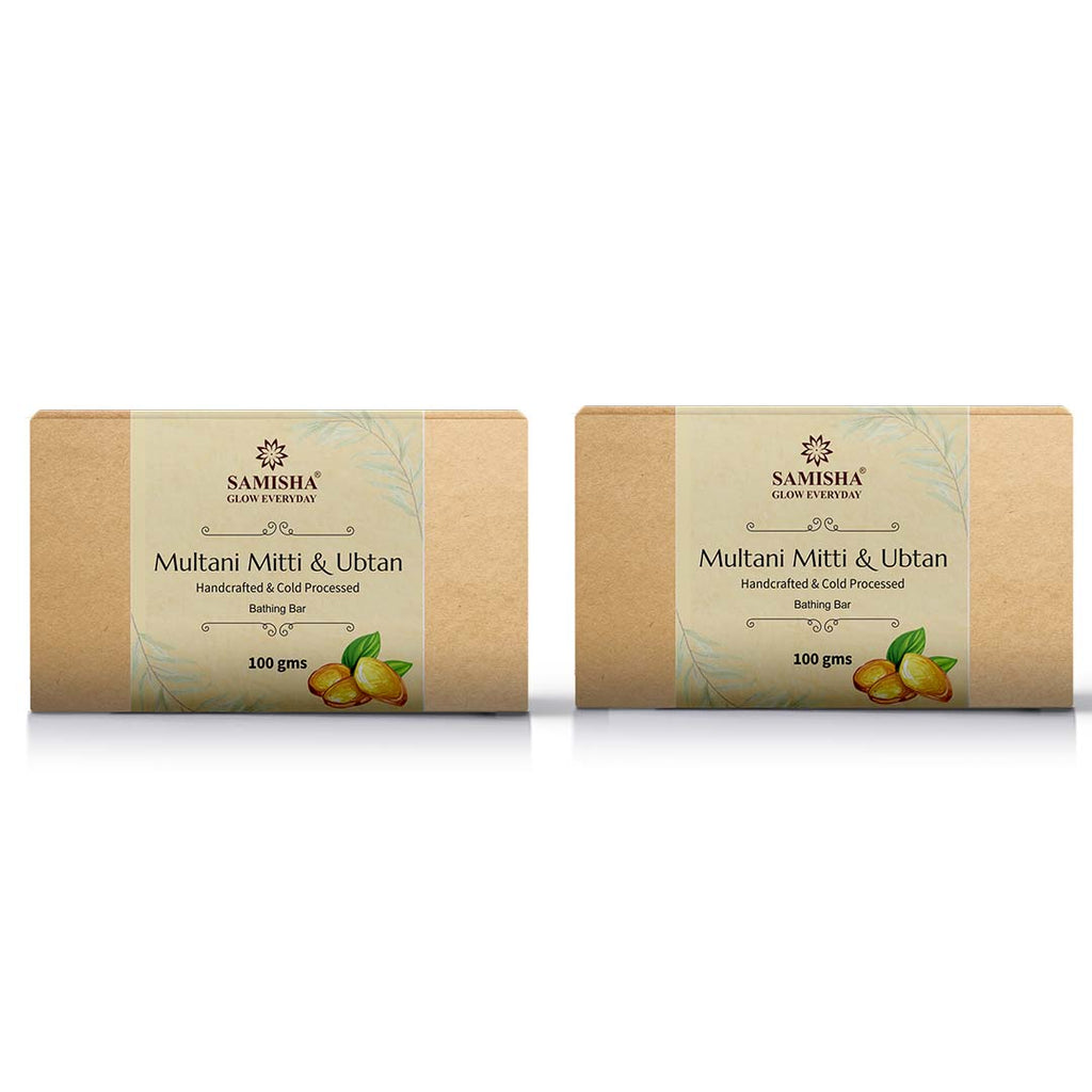 Samisha Organic Multani Mitti & Ubtan Soap | Grocsy