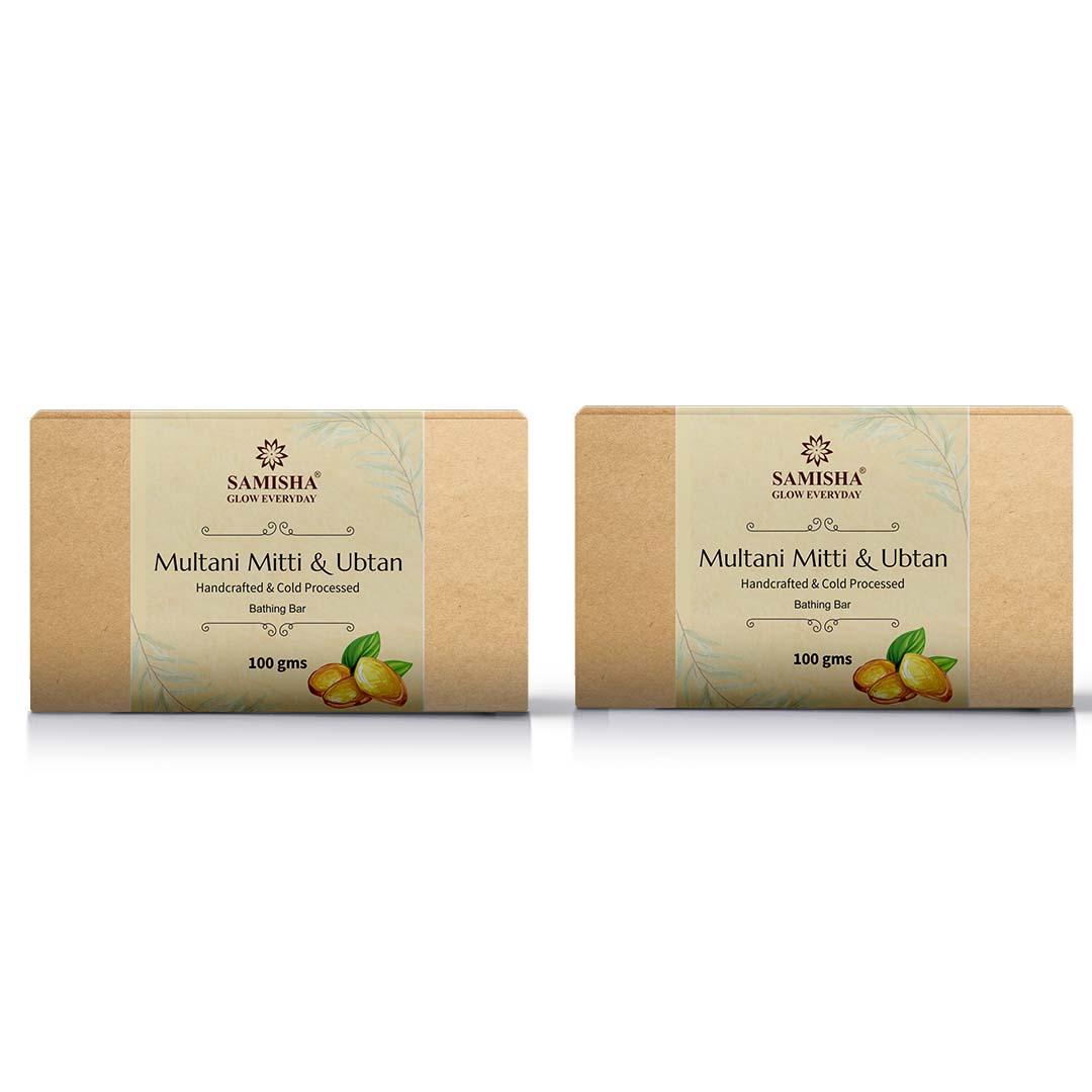 Samisha Organic Multani Mitti & Ubtan Soap | Grocsy