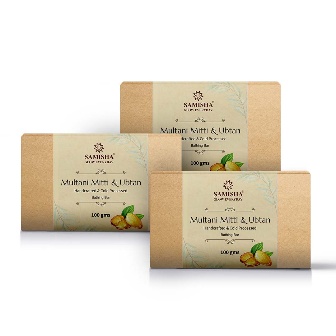 Samisha Organic Multani Mitti & Ubtan Soap | Grocsy