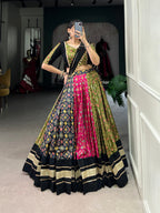 Lorenvalley Dola Silk And Pure Cotton with Dola Silk And Pure Cotton Lehenga Choli | Grocsy