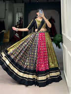 Lorenvalley Dola Silk And Pure Cotton with Dola Silk And Pure Cotton Lehenga Choli | Grocsy