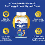 Dr Morpen Iron & Zinc + Multivitamin Men Tablets Combo | Grocsy