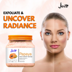 Jeva Papaya Tan Removal Face & Body Scrub | Grocsy