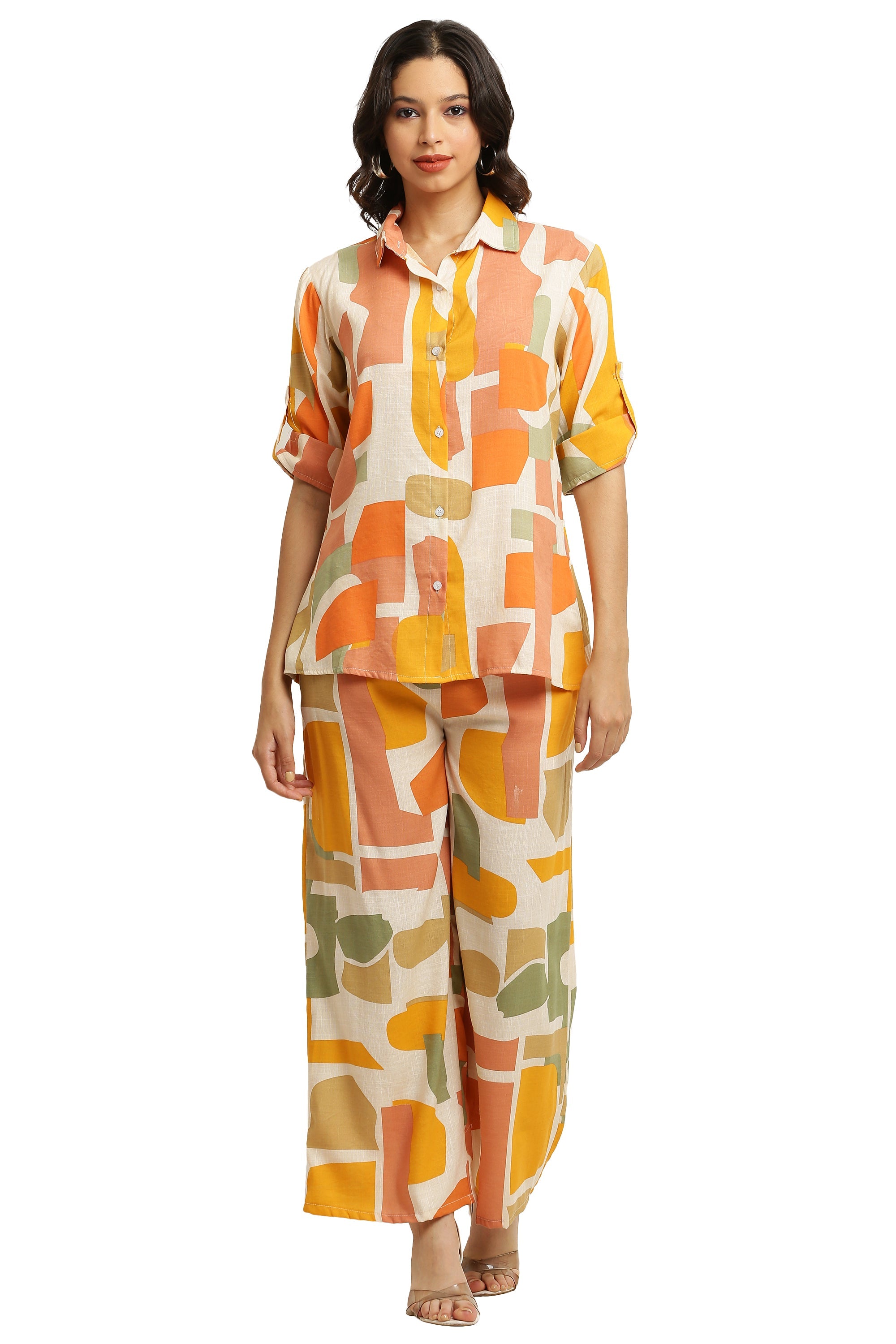 PAVONINE Mustard Color Doremon Printed Cord Set For Women | Grocsy