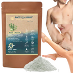 Roots and Herbs Neem and Fennel Depilatory Ubtan for Hair Removal | Grocsy