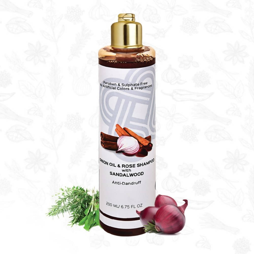 Teal and Terra Onion Oil & Rose Shampoo With Sandalwood | Grocsy