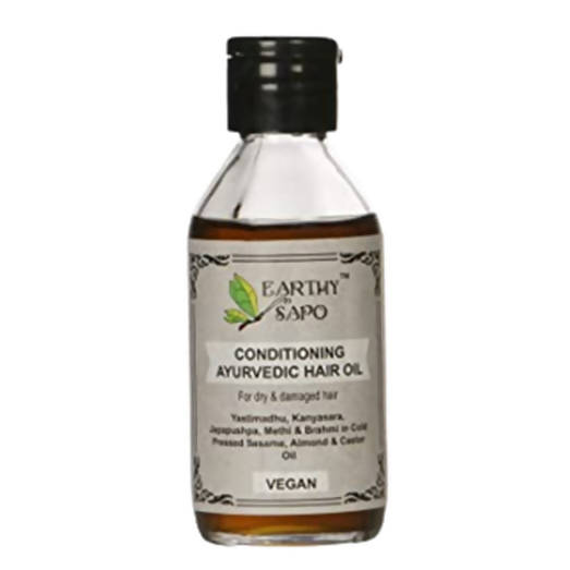 Earthy Sapo Conditioning Ayurvedic Hair Oil | Grocsy