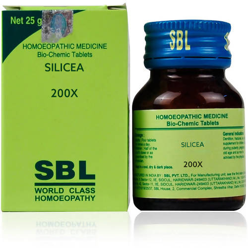 SBL Homeopathy Silicea Biochemic Tablets | Grocsy