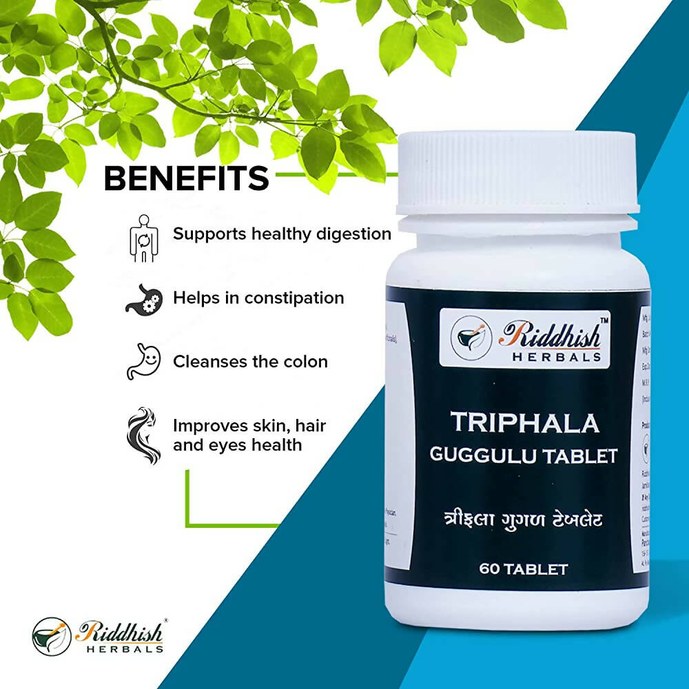 Riddhish Herbals Triphala Guggulu Tablet | Grocsy