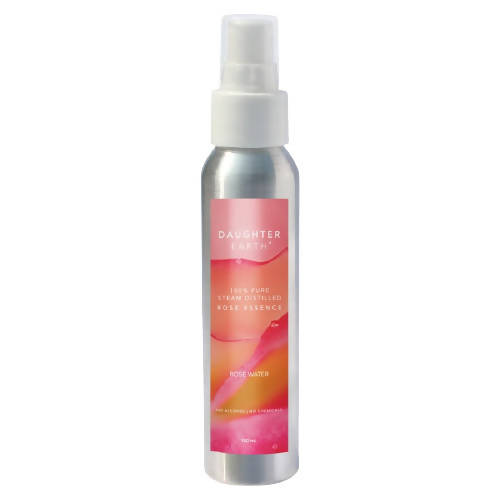 Daughter Earth Rose Water - 100% Pure Steam Distilled Rose Essence | Grocsy