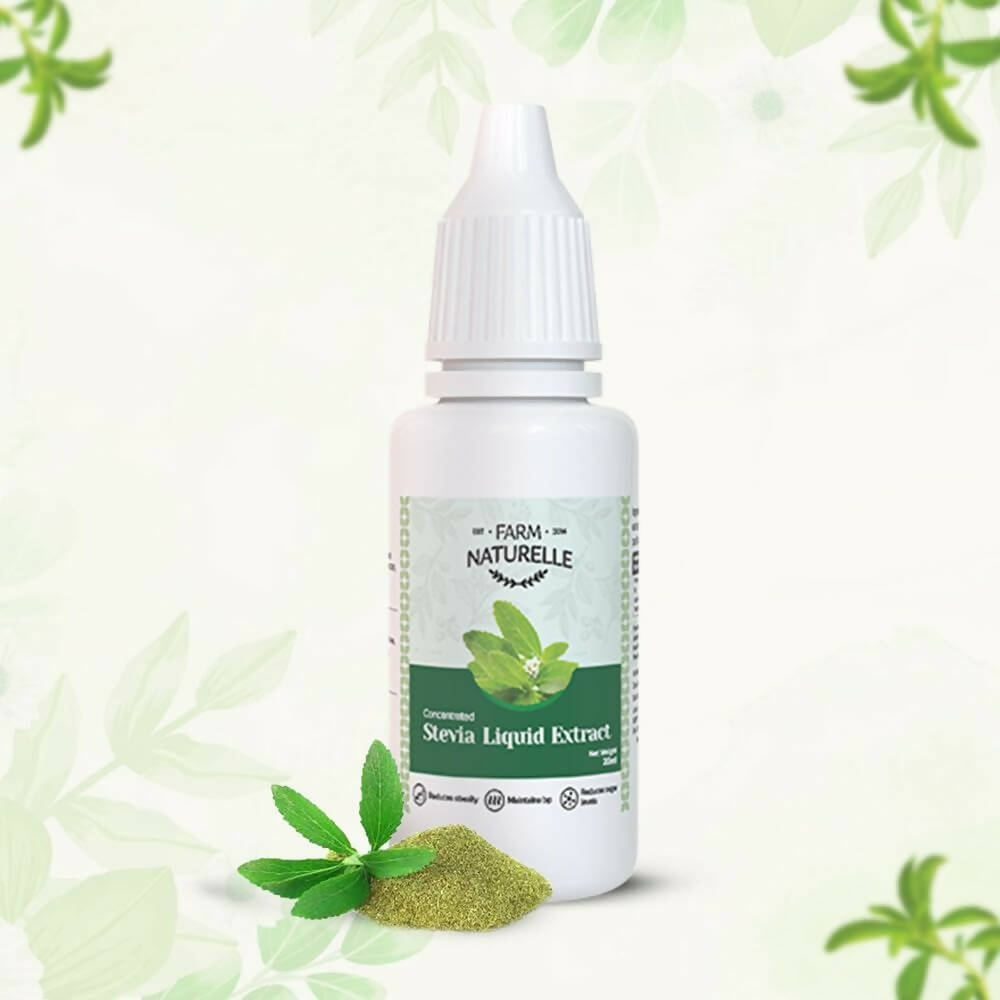 Farm Naturelle Concentrated Stevia Extract Liquid Drops | Grocsy