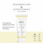 Globus Naturals Hyaluronic Acid & Vitamin C Anti Ageing Face Cream | Grocsy