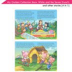 Jolly Kids My Golden Collection Volume 3 Snow White & The Seven Dwarfs & Other 4 in 1 Bedtime Stories| Ages 3-8 Year | Grocsy