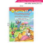 Jolly Kids My Golden Collection Volume 4 Thumbelina and Other 4 in 1 Stories| Bedtime Story Book for Kids Ages 3-8 Year | Grocsy