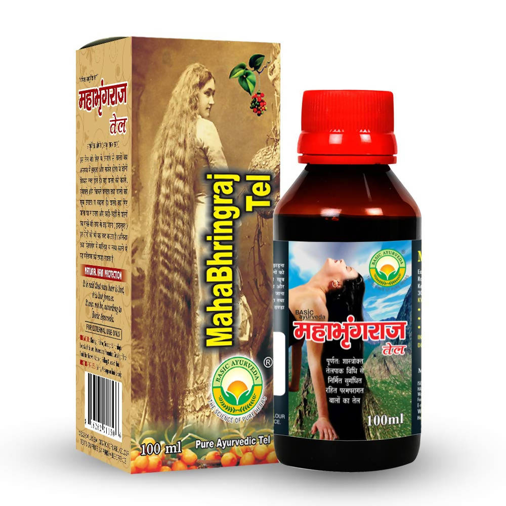 Basic Ayurveda Maha Bhringraj Tel | Grocsy