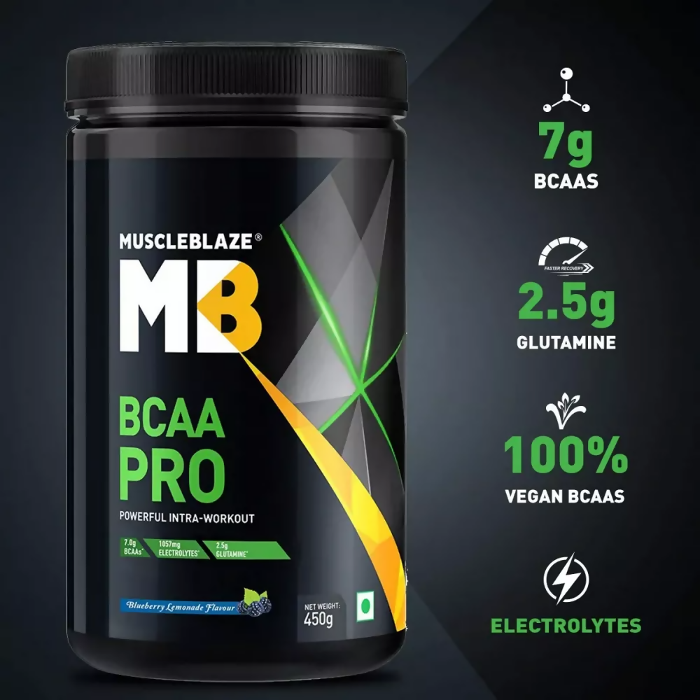 MuscleBlaze Bcaa Pro Bluberry Lemonade | Grocsy