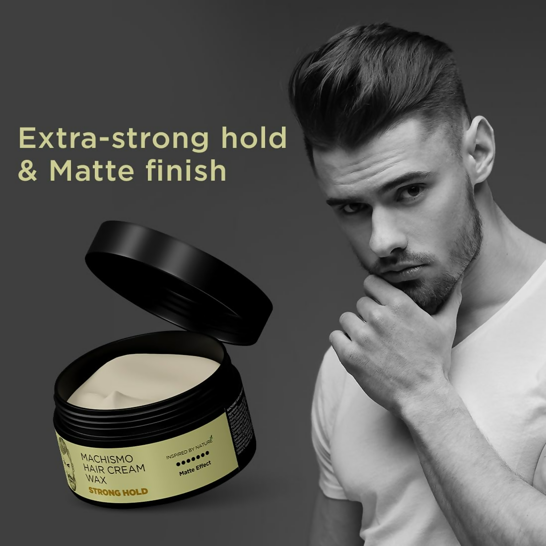 The Man Company Machismo Stronghold Hair Wax For Men | Grocsy