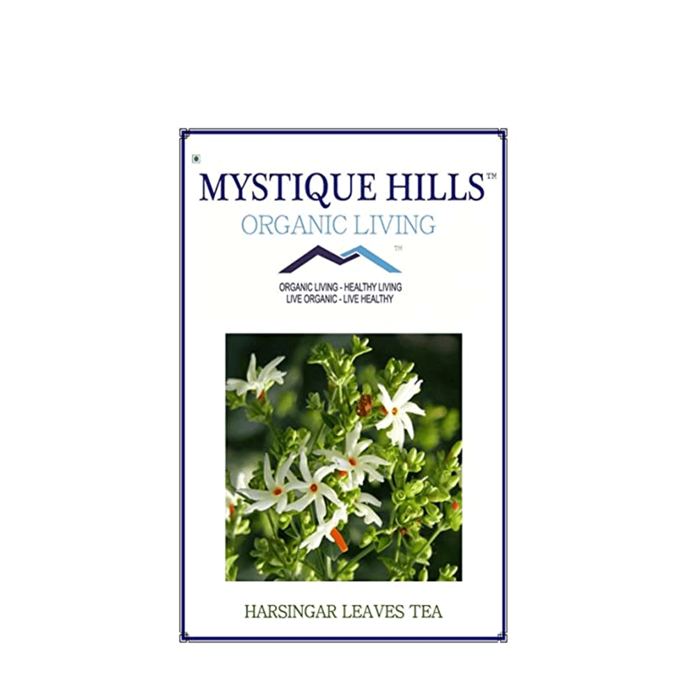 Mystique Hills Harsingar Leaves Herbal Tea (Parijat) | Grocsy